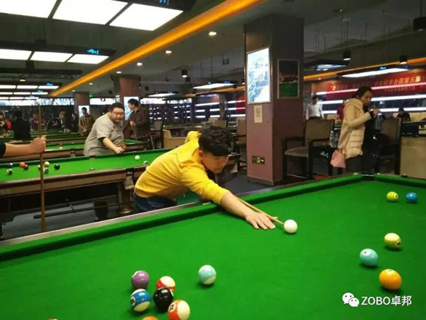 ZOBO反差百科挑战“激情碰撞·情系园区”中关村丰台园第五届台球竞赛